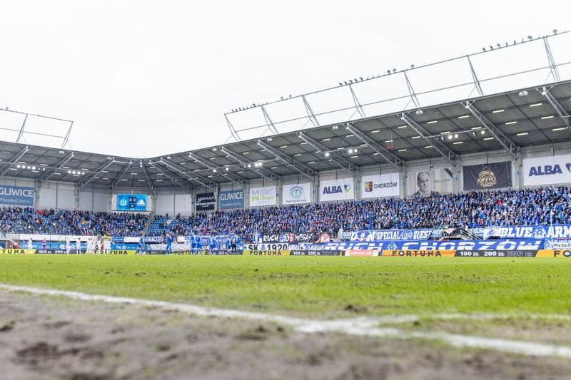 Football. Fortuna I Liga. Ruch Chorzow - Stal Rzeszow. 26.02.2023