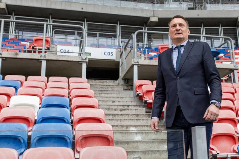 Football. Gornik Zabrze. Press Conference. 17.02.2023