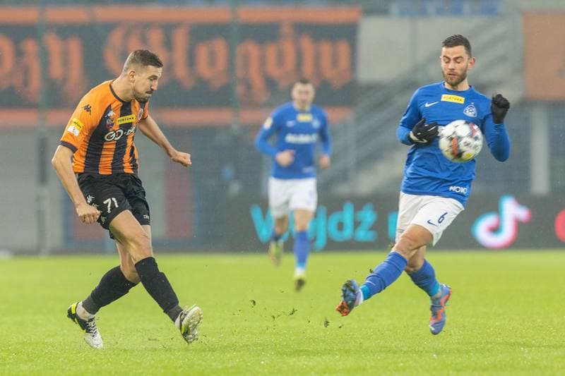 Football. Fortuna I Liga. Ruch Chorzow - Chrobry Glogow. 11.02.2023