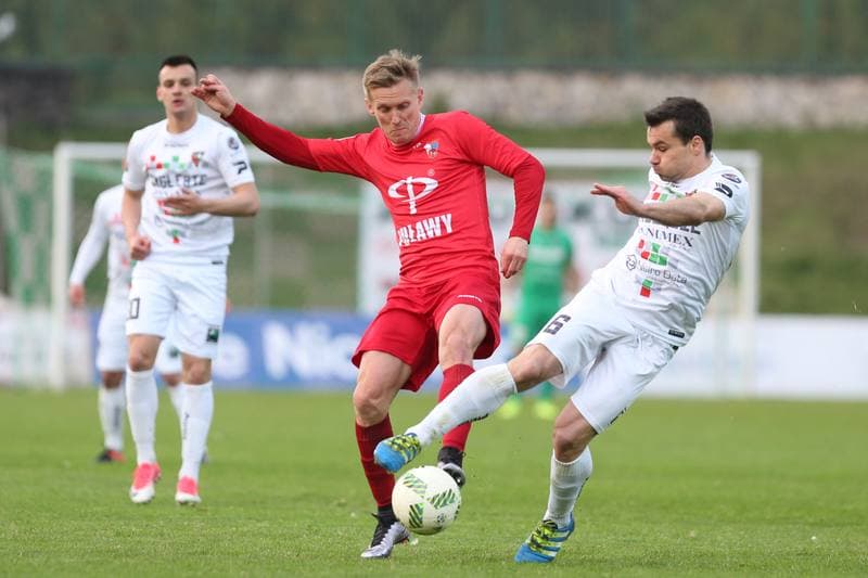 Football. Nice I Liga. Zaglebie Sosnowiec - Wisla Pulawy. 29.04.2017
