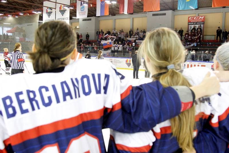 Ice Hockey. Women's World Championship. Slovakia - Latvia. 14.04.2017