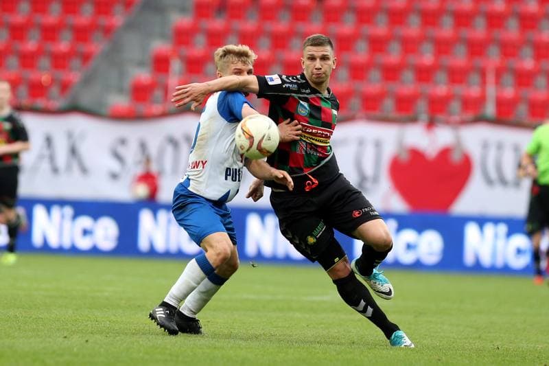Football. Nice I Liga. GKS Tychy - Wisla Pulawy. 25.05.2017