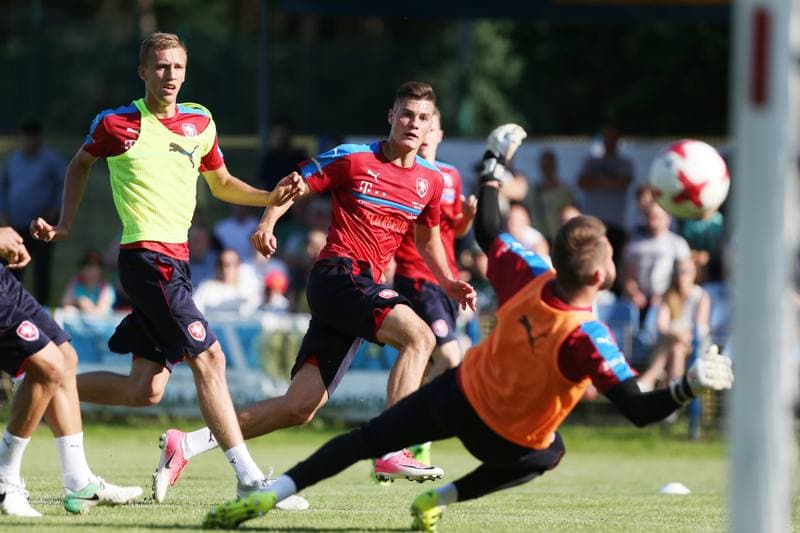Football. Czech Republic. Training. 15.06.2017