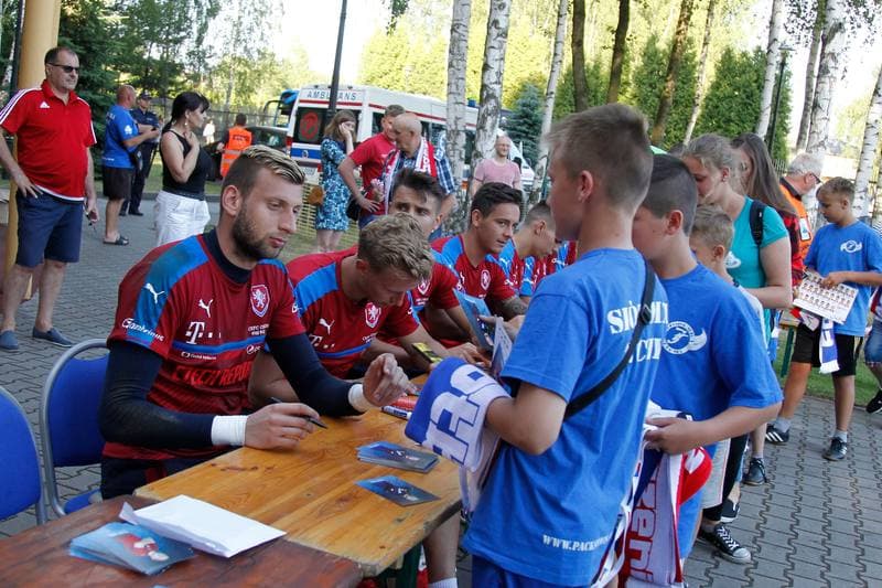 Football. Czech Republic. Training. 15.06.2017