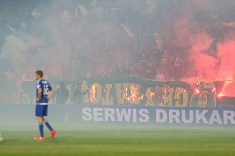 Football. Lotto Ekstraklasa. Ruch Chorzow - Gornik Leczna. 02.06.2017