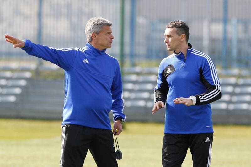 Football. Ruch Chorzow. Training. 24.04.2017
