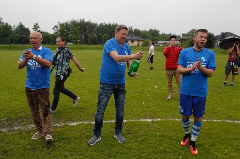 Football. Liga Okregowa. LKS Goczalkowice Zdroj - Grunwald Ruda Slaska. 30.05.2017