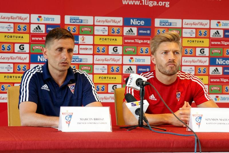 Football. Gornik Zabrze. Press Conference. 06.06.2017