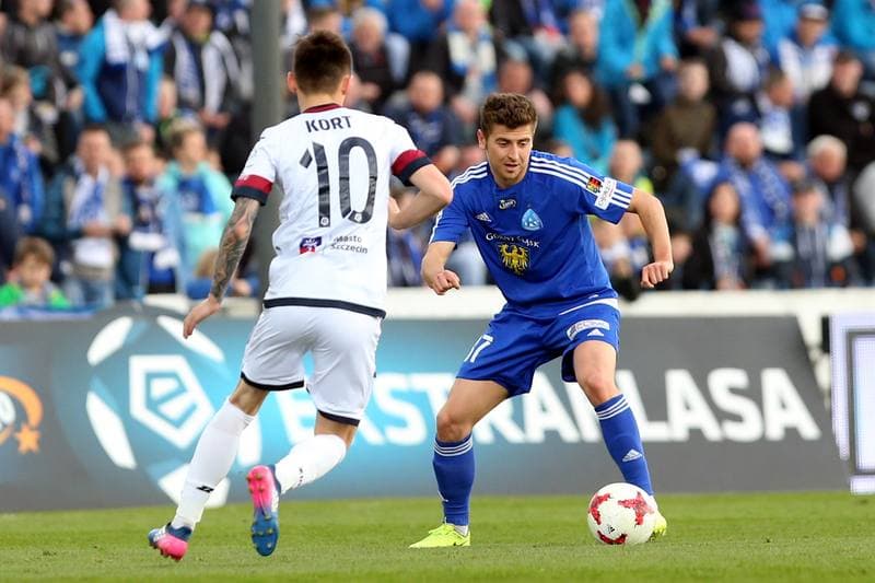Football. Lotto Ekstraklasa. Ruch Chorzow - Pogon Szczecin. 15.04.2017