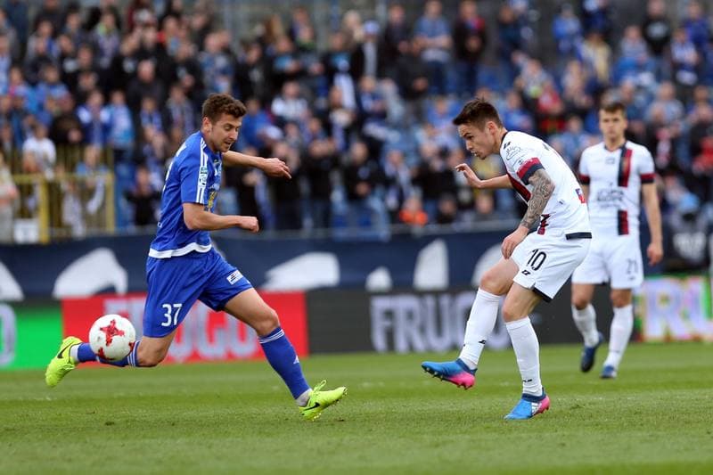 Football. Lotto Ekstraklasa. Ruch Chorzow - Pogon Szczecin. 15.04.2017