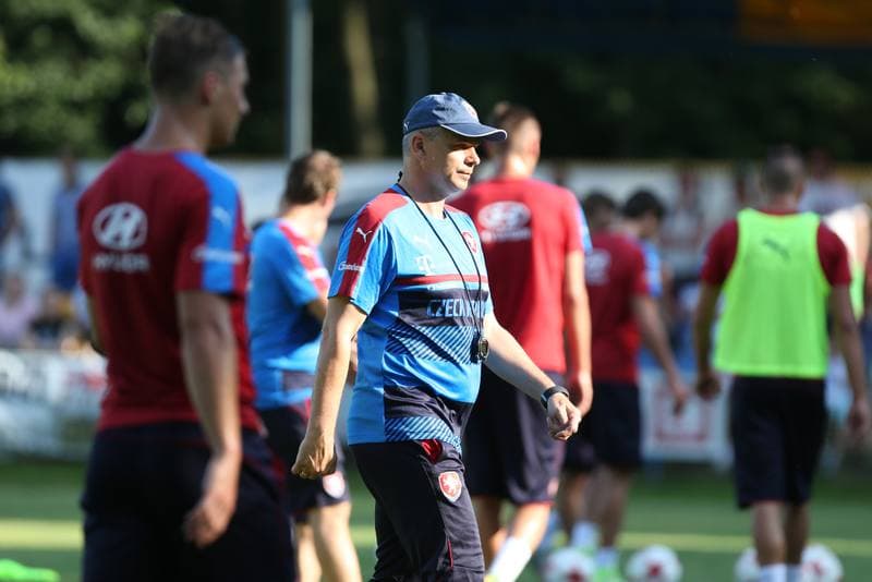 Football. Czech Republic. Training. 15.06.2017