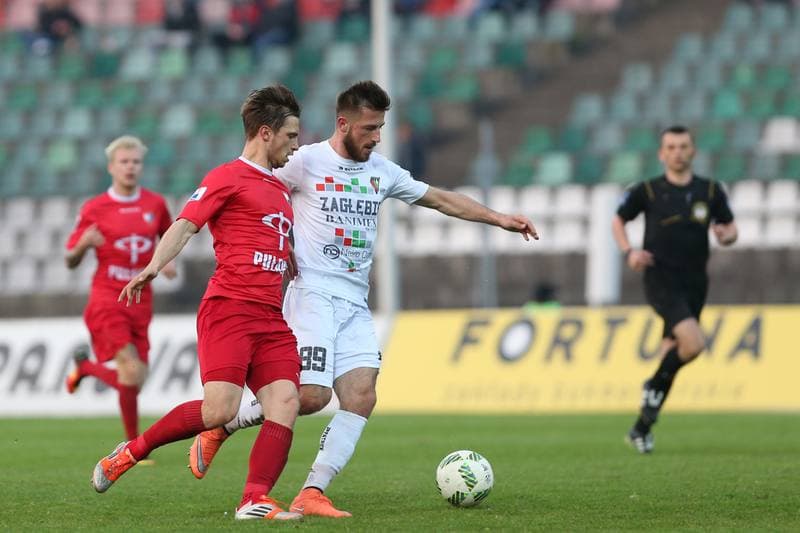 Football. Nice I Liga. Zaglebie Sosnowiec - Wisla Pulawy. 29.04.2017