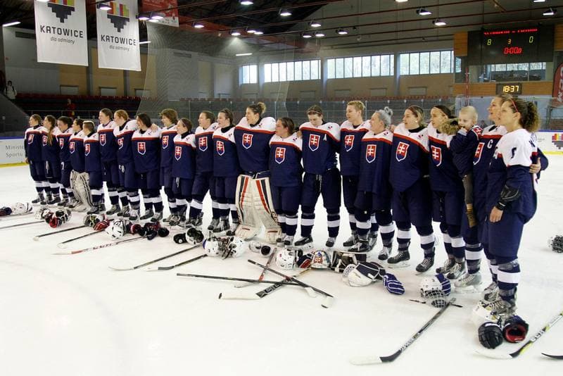 Ice Hockey. Women's World Championship. Slovakia - Latvia. 14.04.2017