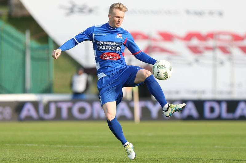 Football. Nice I Liga. Zaglebie Sosnowiec - Podbeskidzie Bielsko-Biala. 15.04.2017
