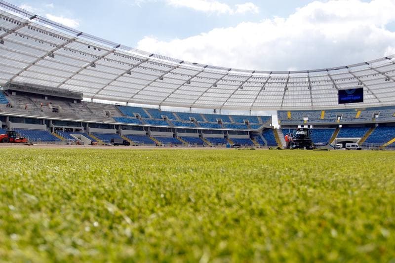 Football. Slaskie Stadium. Press Conference. 13.06.2017