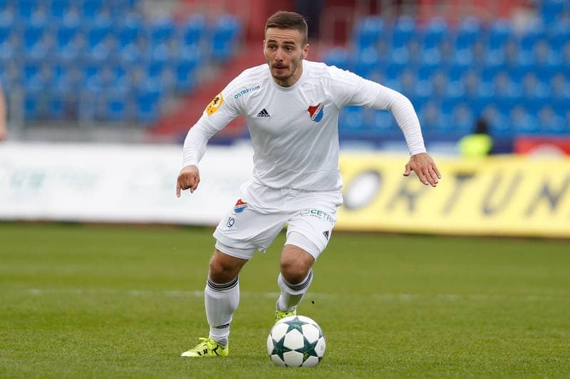 Football. Fortuna Narodni Liga. Banik Ostrava - FK Pardubice. 16.04.2017