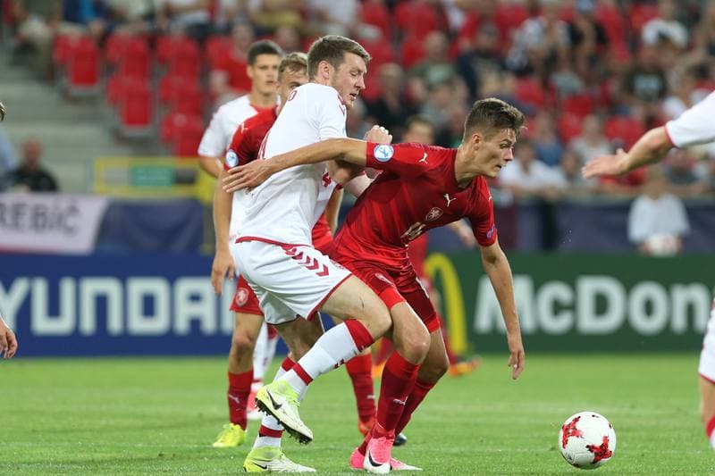 Football. UEFA European U21 Championship. Czech Republic - Denmark. 24.06.2017