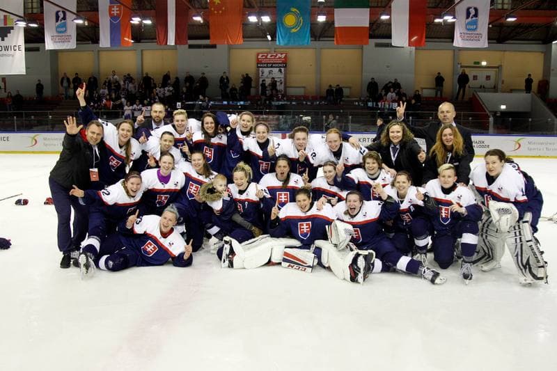 Ice Hockey. Women's World Championship. Slovakia - Latvia. 14.04.2017