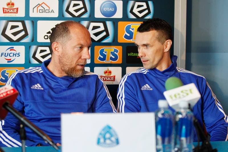 Football. Ruch Chorzow. Press Conference. 24.04.2017