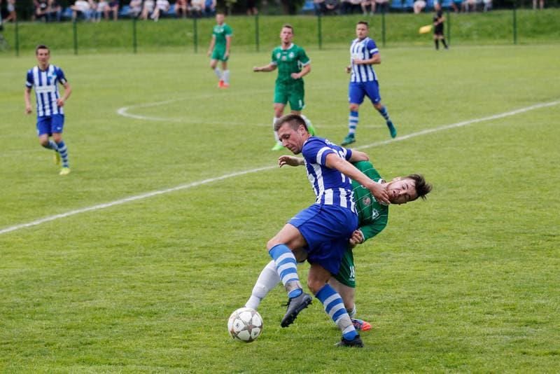 Football. Liga Okregowa. LKS Goczalkowice Zdroj - Grunwald Ruda Slaska. 30.05.2017
