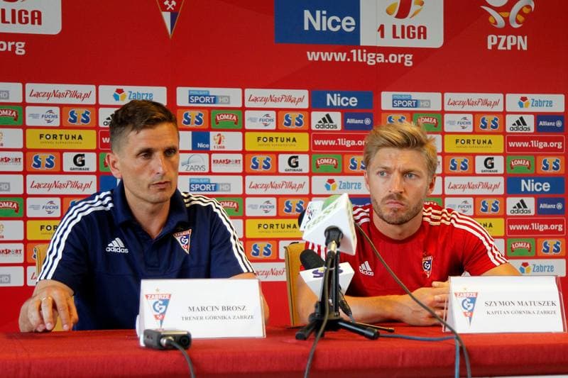 Football. Gornik Zabrze. Press Conference. 06.06.2017