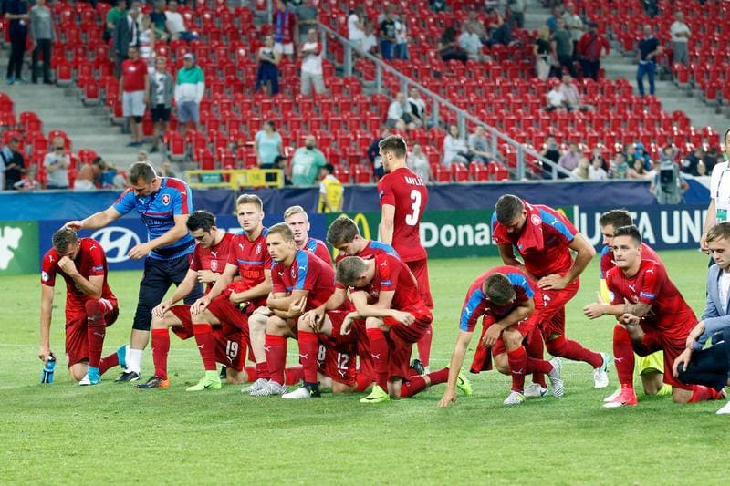 Football. UEFA European U21 Championship. Czech Republic - Denmark. 24.06.2017
