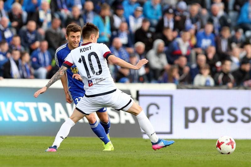 Football. Lotto Ekstraklasa. Ruch Chorzow - Pogon Szczecin. 15.04.2017