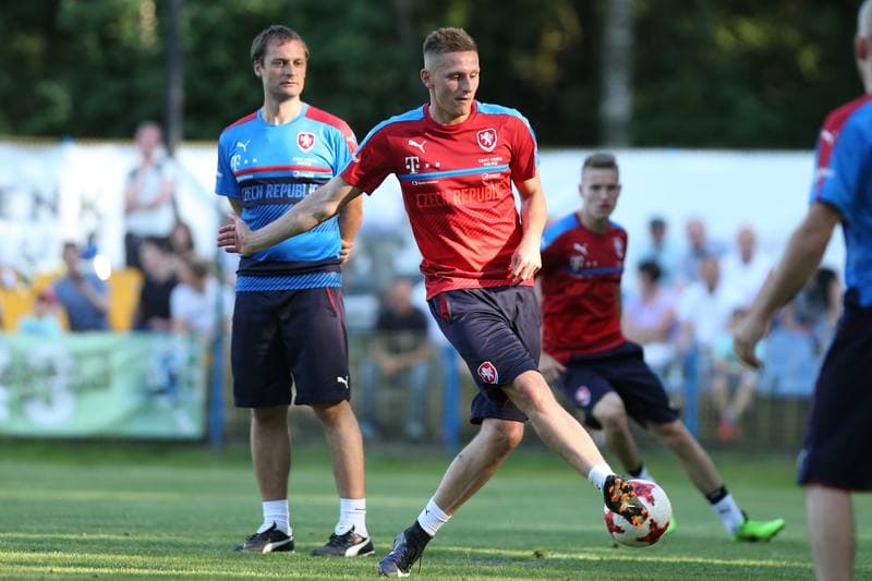 Football. Czech Republic. Training. 15.06.2017