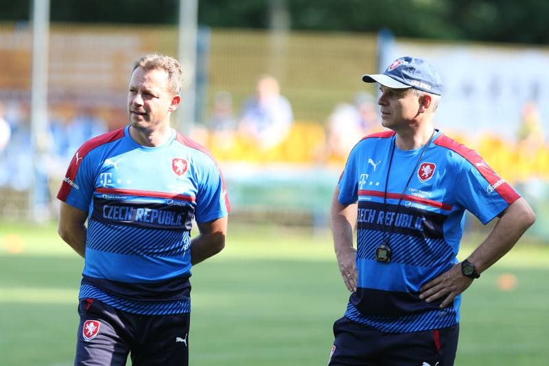Football. Czech Republic. Training. 15.06.2017