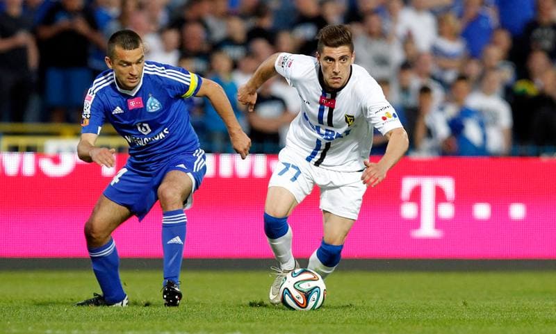Football. T-Mobile Ekstraklasa. Ruch Chorzow - Zawisza Bydgoszcz. 11.05.2014