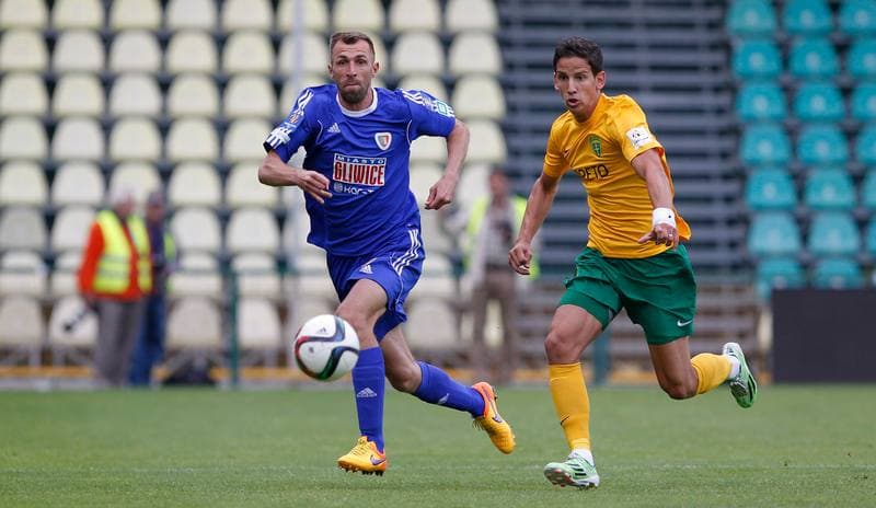 Football. MSK Zilina. Piast Gliwice. 19.06.2015