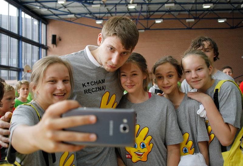 Handball. Poland national team. Training. 17.06.2015