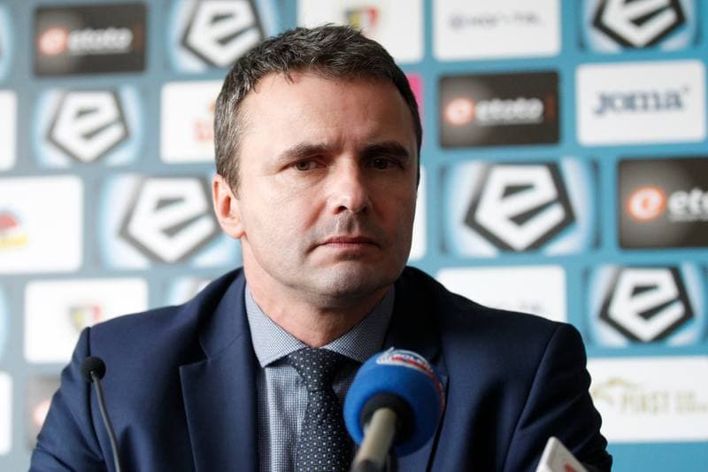 Football. Piast Gliwice. Press Conference. 02.03.2017