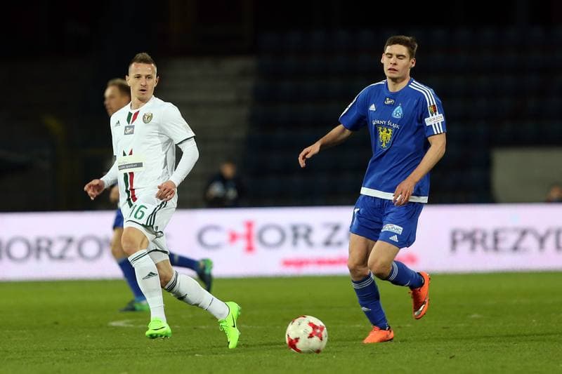 Football. Lotto Ekstraklasa. Ruch Chorzow - Slask Wroclaw. 27.02.2017