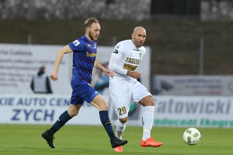 Football. Nice I Liga. Zaglebie Sosnowiec - Stomil Olsztyn. 04.03.2017
