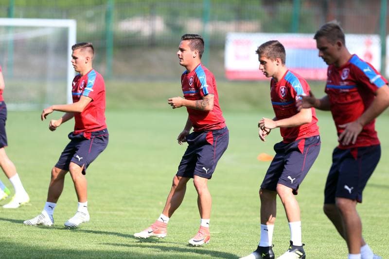 Football. Czech Republic. Training. 15.06.2017