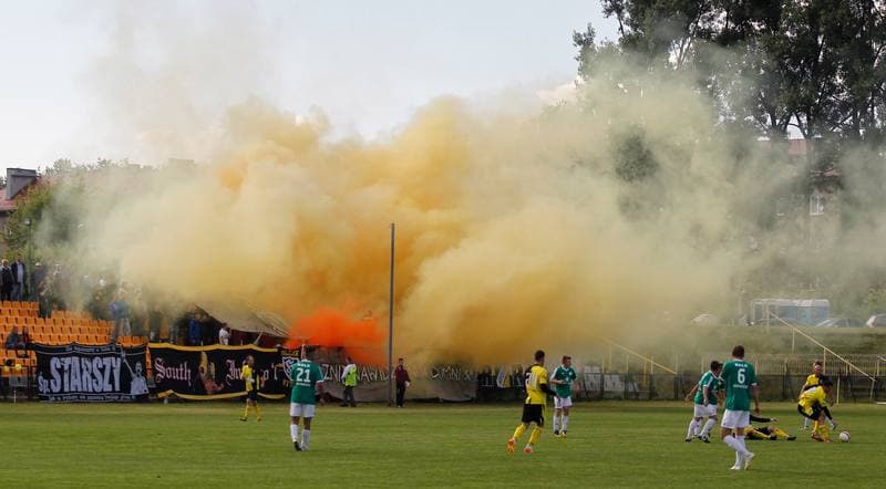 Football. Playoff for III Liga. Ruch Radzionkow - LKS Belk. 21.06.2015