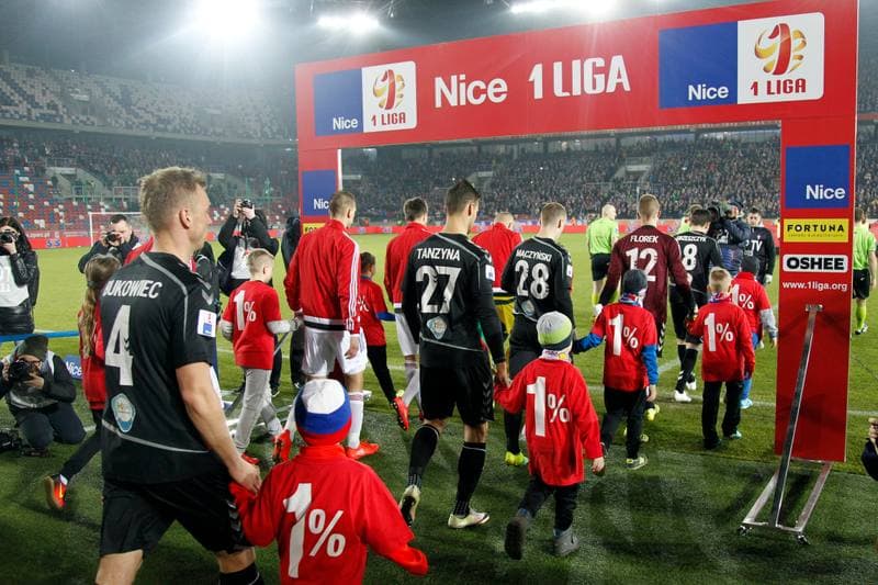 Football. Nice I Liga. Gornik Zabrze - GKS Tychy. 03.03.2017