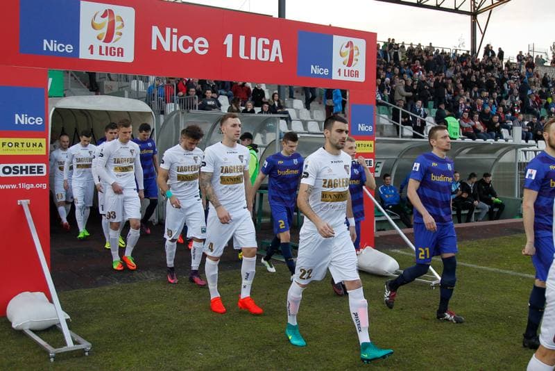 Football. Nice I Liga. Zaglebie Sosnowiec - Stomil Olsztyn. 04.03.2017