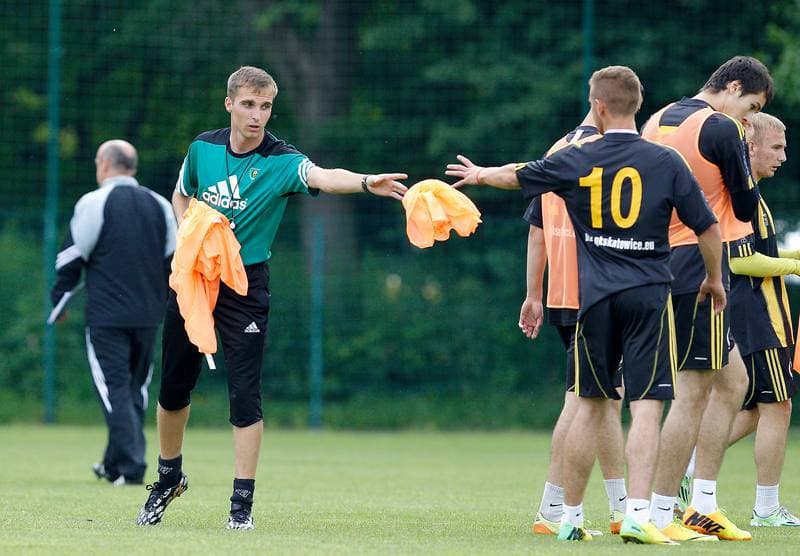 Football. GKS Katowice. Training. 25.01.2015