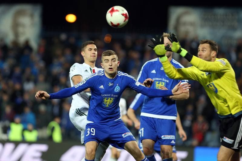 Football. Lotto Ekstraklasa. Ruch Chorzow - Slask Wroclaw. 27.02.2017
