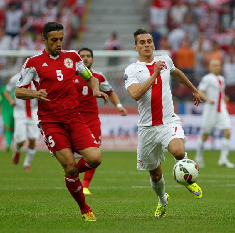 Football. UEFA Euro 2016 Qualifiers. Poland - Georgia. 13.06.2015