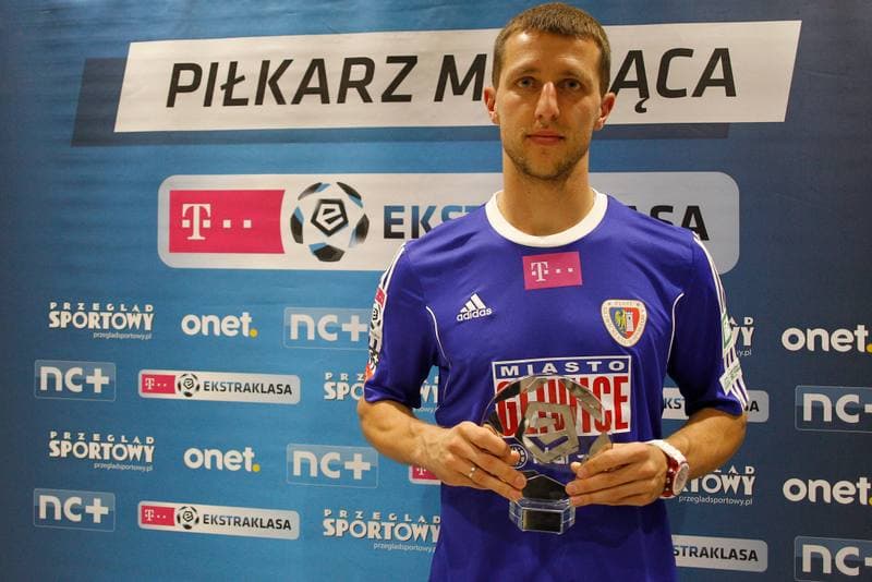 Football. Piast Gliwice. Press Conference. 03.06.2015