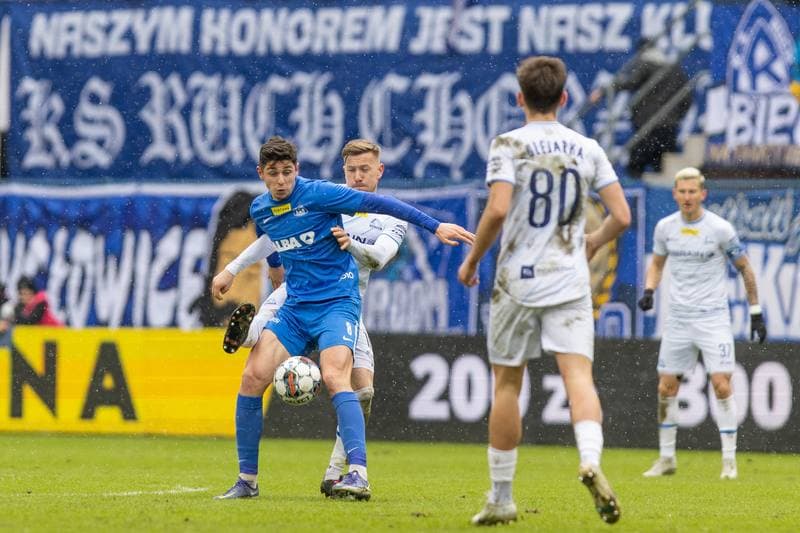 Football. Fortuna I Liga. Ruch Chorzow - Stal Rzeszow. 26.02.2023