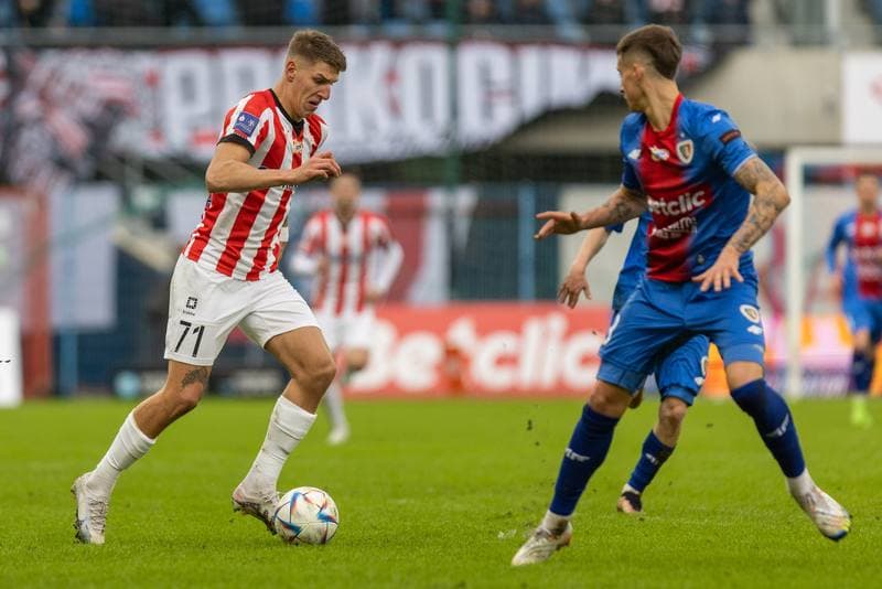 Football. PKO BP Ekstraklasa. Piast Gliwice - Cracovia Krakow. 25.02.2023