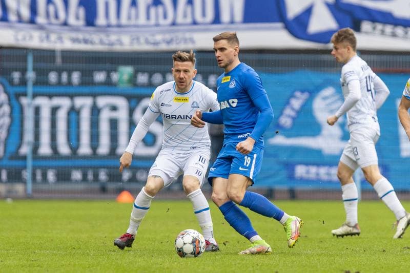 Football. Fortuna I Liga. Ruch Chorzow - Stal Rzeszow. 26.02.2023