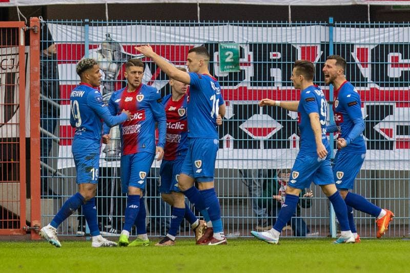 Football. PKO BP Ekstraklasa. Piast Gliwice - Cracovia Krakow. 25.02.2023