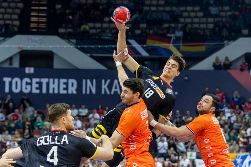 Handball. IHF World Men's Championship. Netherlands - Germany. 21.01.2023