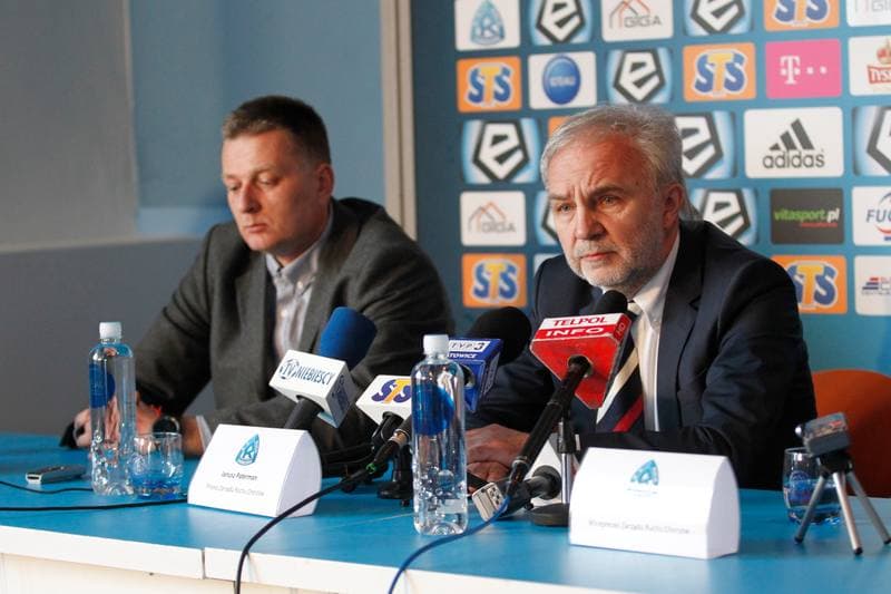 Football. Ruch Chorzow. Press Conference. 02.03.2017
