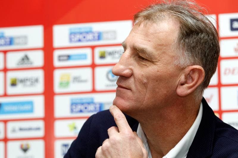 Football. GKS Katowice. Press Conference. 01.03.2017